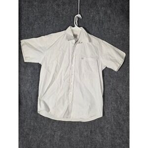 CINCH Mens Plaid Short Sleeve Button Down Shirt Size M Western Cowboy Casual